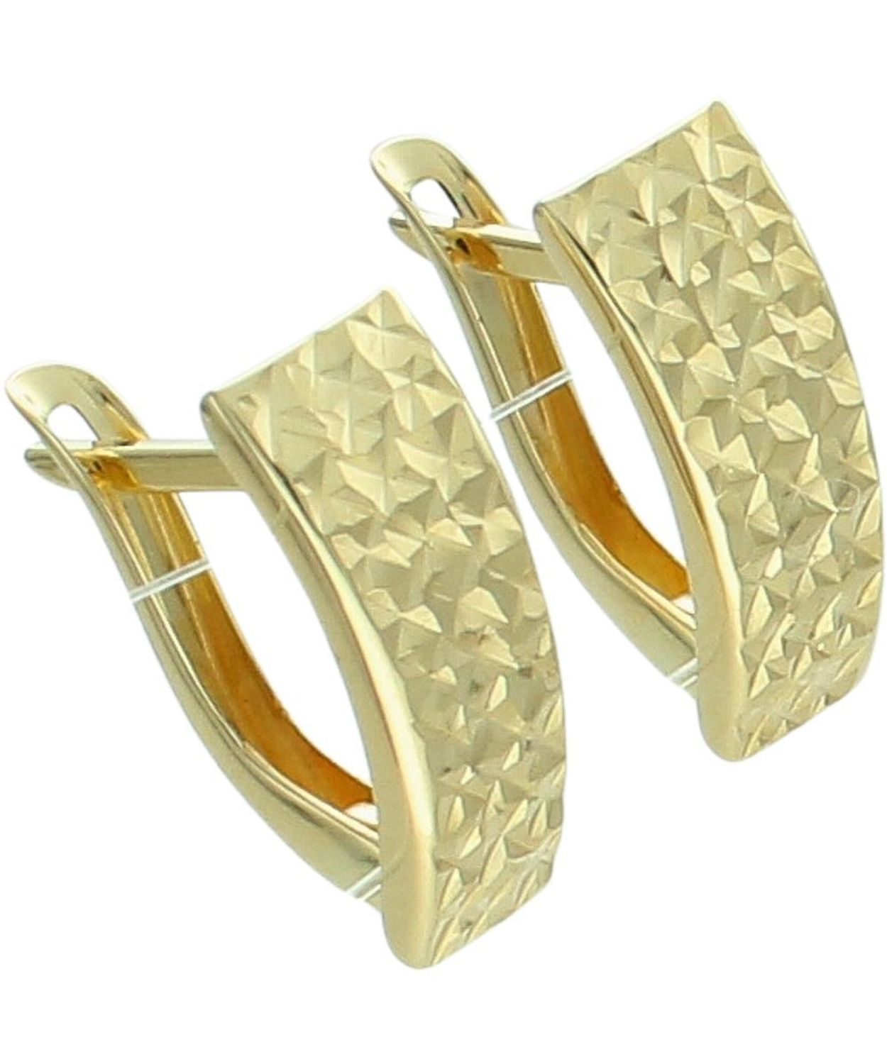 Kolczyki złote wydłużone łezki na angielskim zapięciu diamentowane.jpg