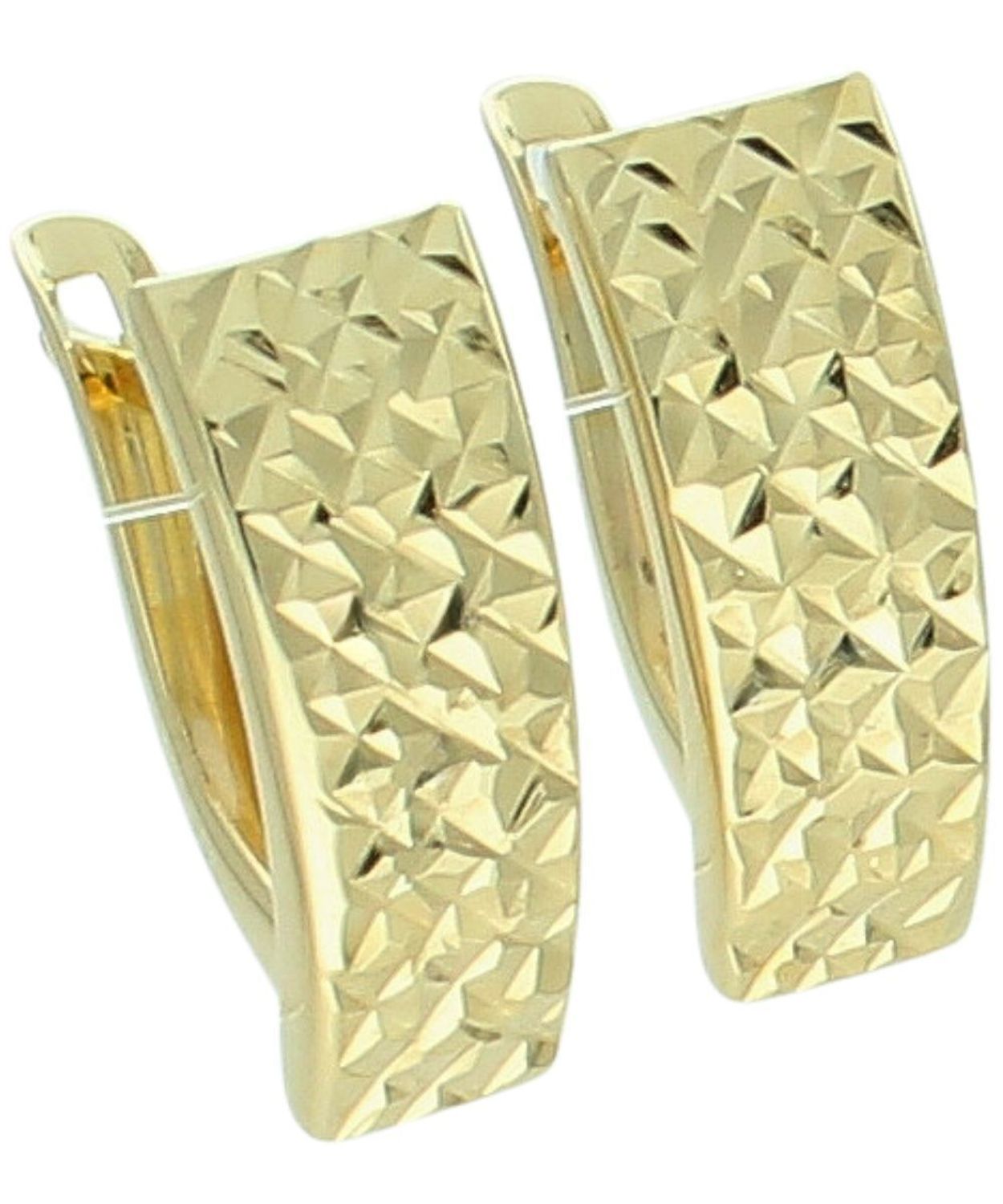 Kolczyki złote wydłużone łezki na angielskim zapięciu diamentowane.jpg