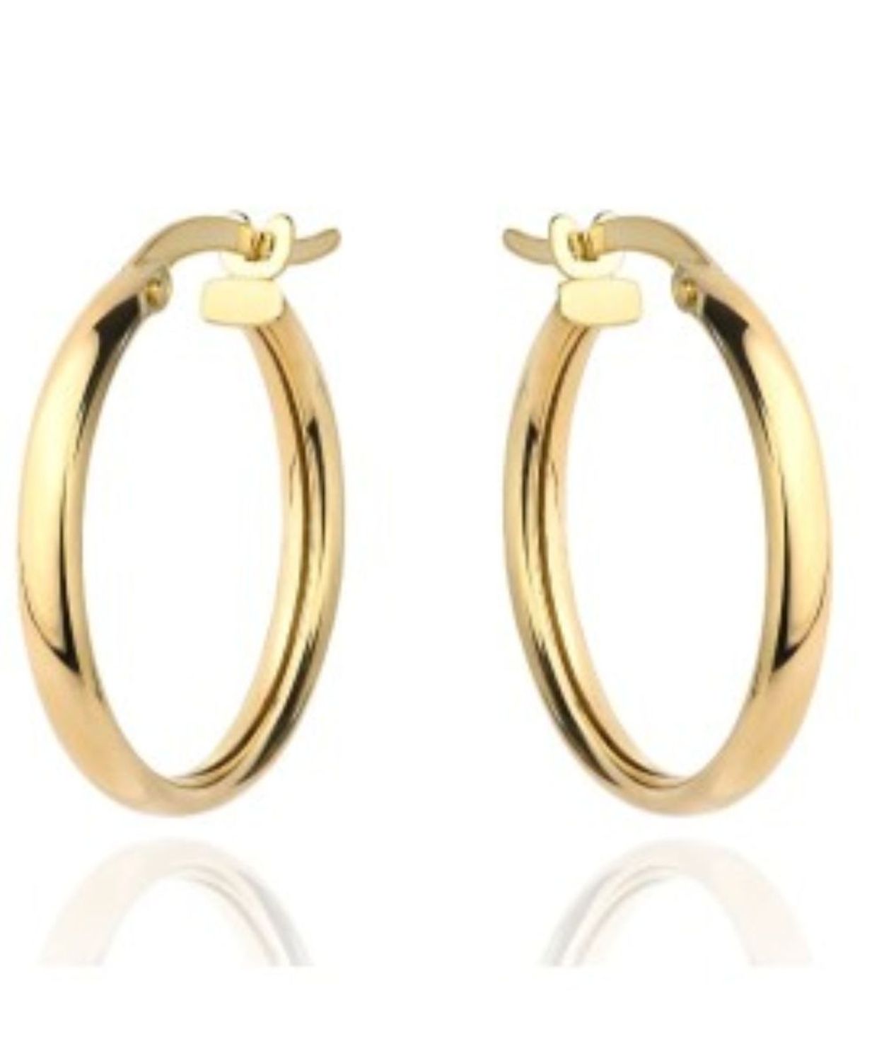 Złote kolczyki kółka 585 – angielskie zapięcie, 17 mm, 0,96 g.jpg