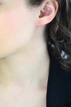 Złote kolczyki kulki 3 mm 585 super lekkie 💛 DIA-KLC-14348-585 (2).jpg