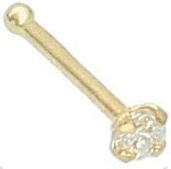 Ekskluzywny kolczyk do nosa z 14K złota (próba 585) z diamentem SI1 – minimalistyczna i elegancka biżuteria typu Nostril. Sprawdź model DIA-KLC-14KND005!2.jpg