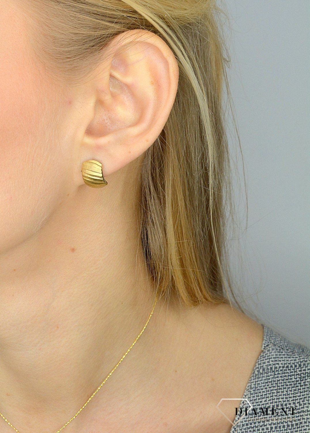 Złote kolczyki 333 symbol miłości DIA-KLC-1601-333.jpg