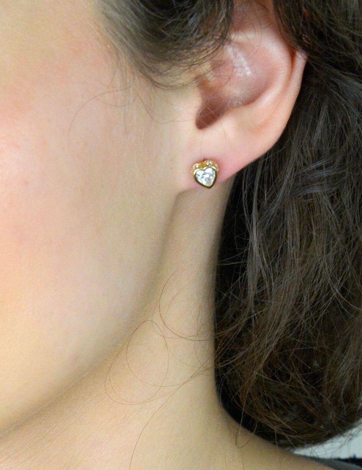 Kolczyki złote serce zdobione cyrkoniami pr 333, DIA-KLC-1602-333.jpg