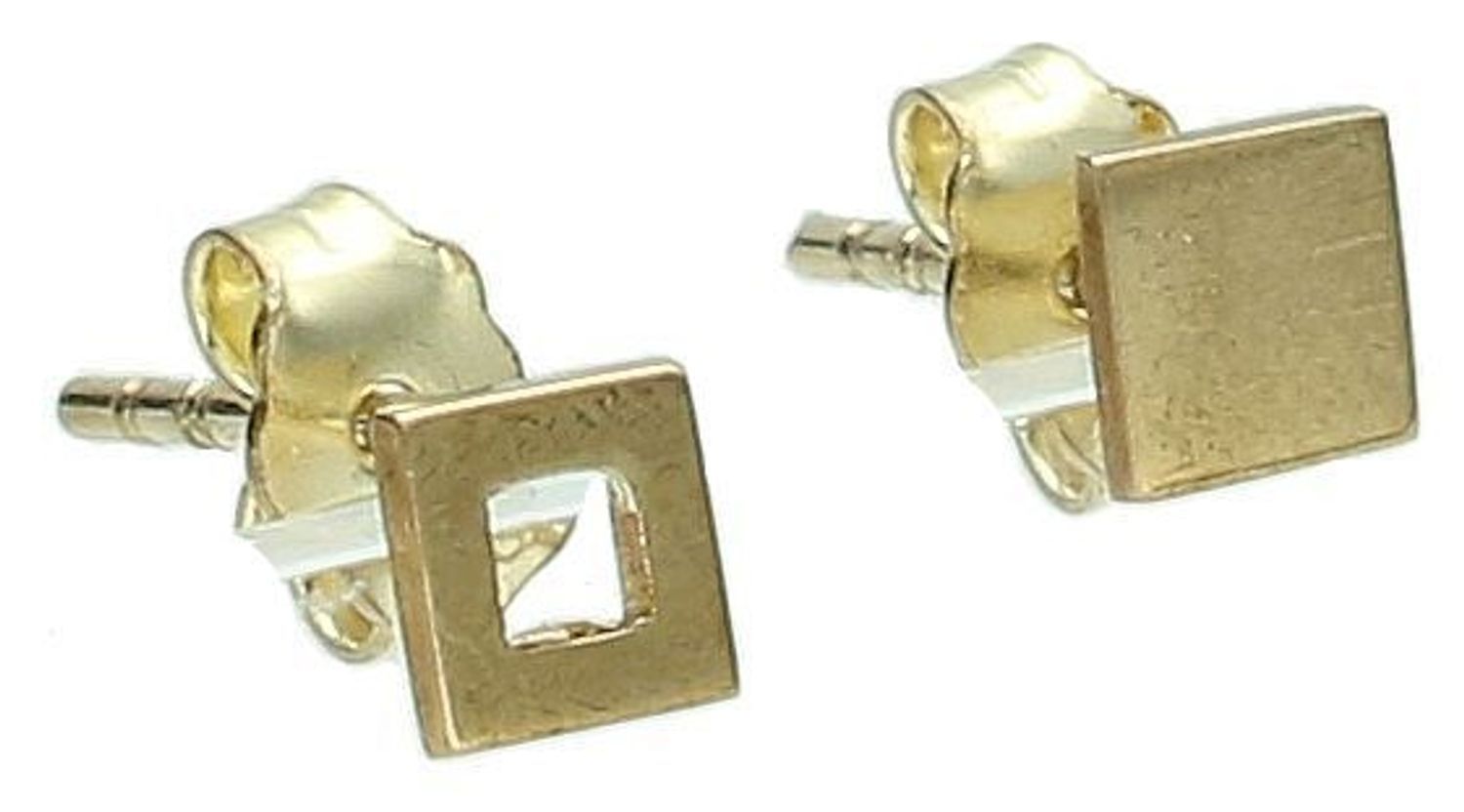 Złote kolczyki damskie przy uchu kwadraty DIA-KLC-1630-333 (2).jpg