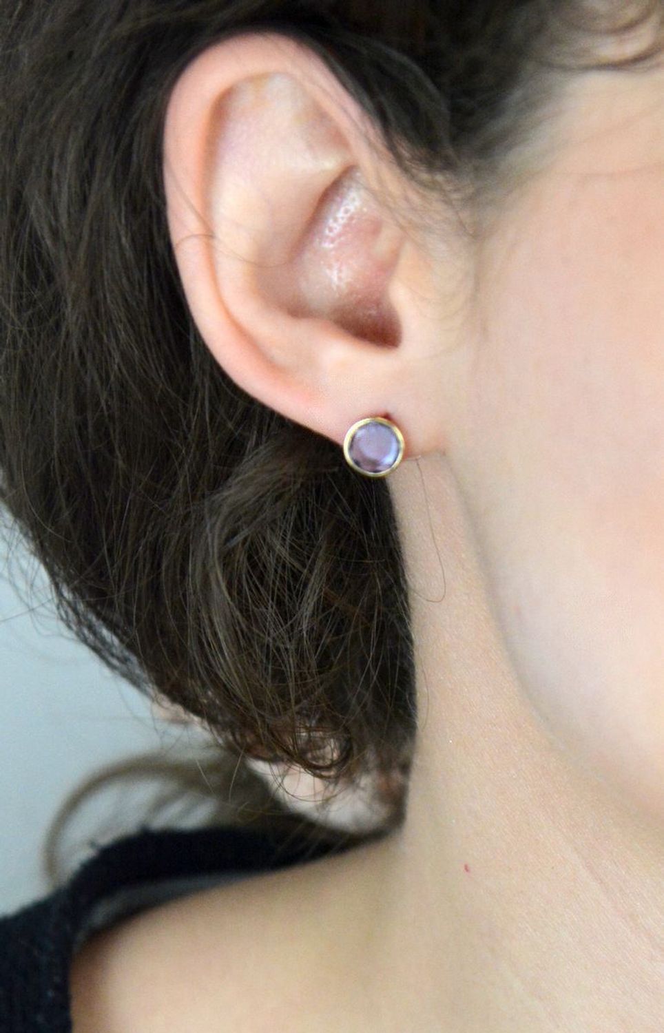 Kolczyki złote okrągłe Topaz pr 333, DIA-KLC-1653-333.jpg