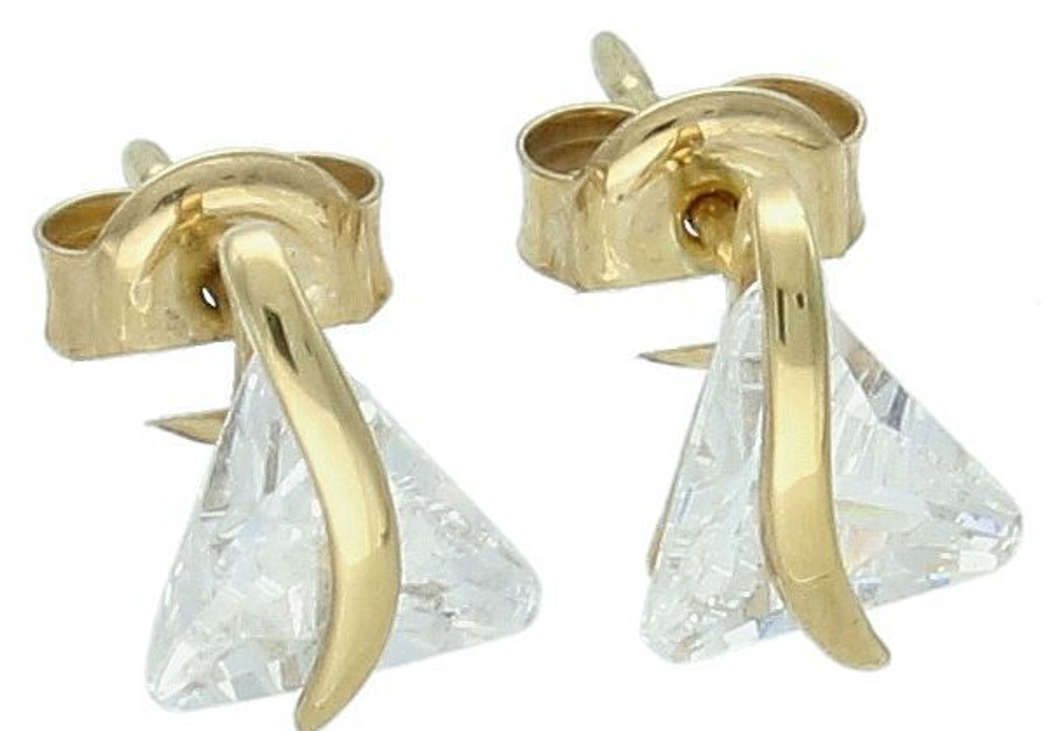 Kolczyki złote cyrkonie w trójkąty pr 333, DIA-KLC-1667-333 Au.jpg