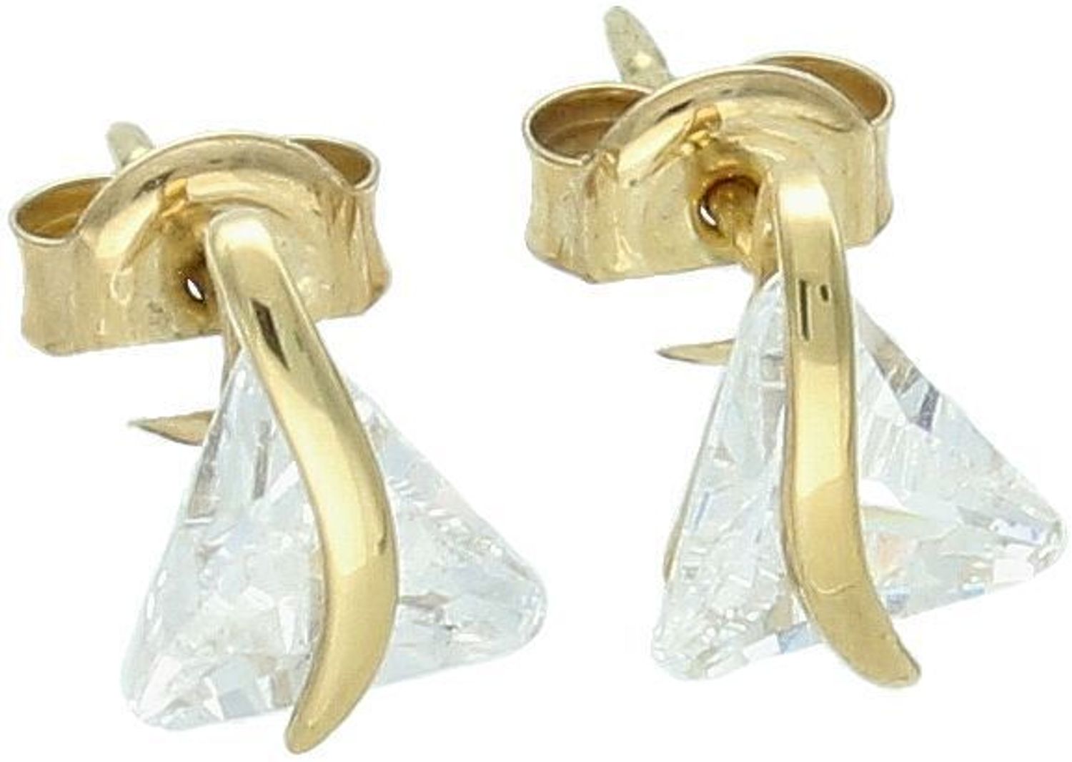 Kolczyki złote cyrkonie w trójkąty pr 333, DIA-KLC-1667-333 Au.jpg