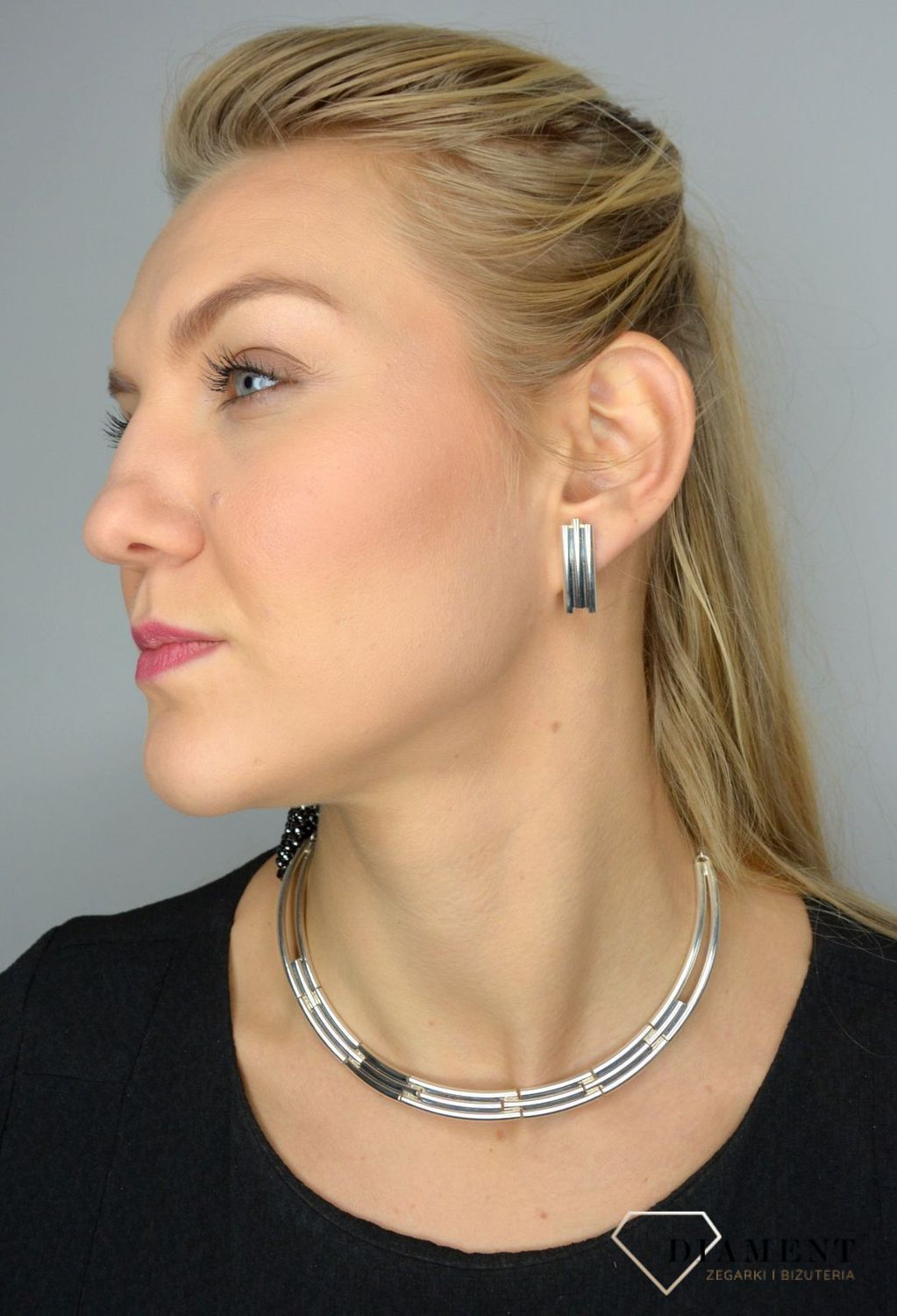 Srebrne kolczyki 585 połączone patyczki DIA-KLC-1716-925.jpg