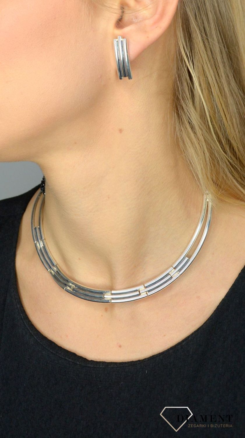 Srebrne kolczyki 585 połączone patyczki DIA-KLC-1716-925.jpg