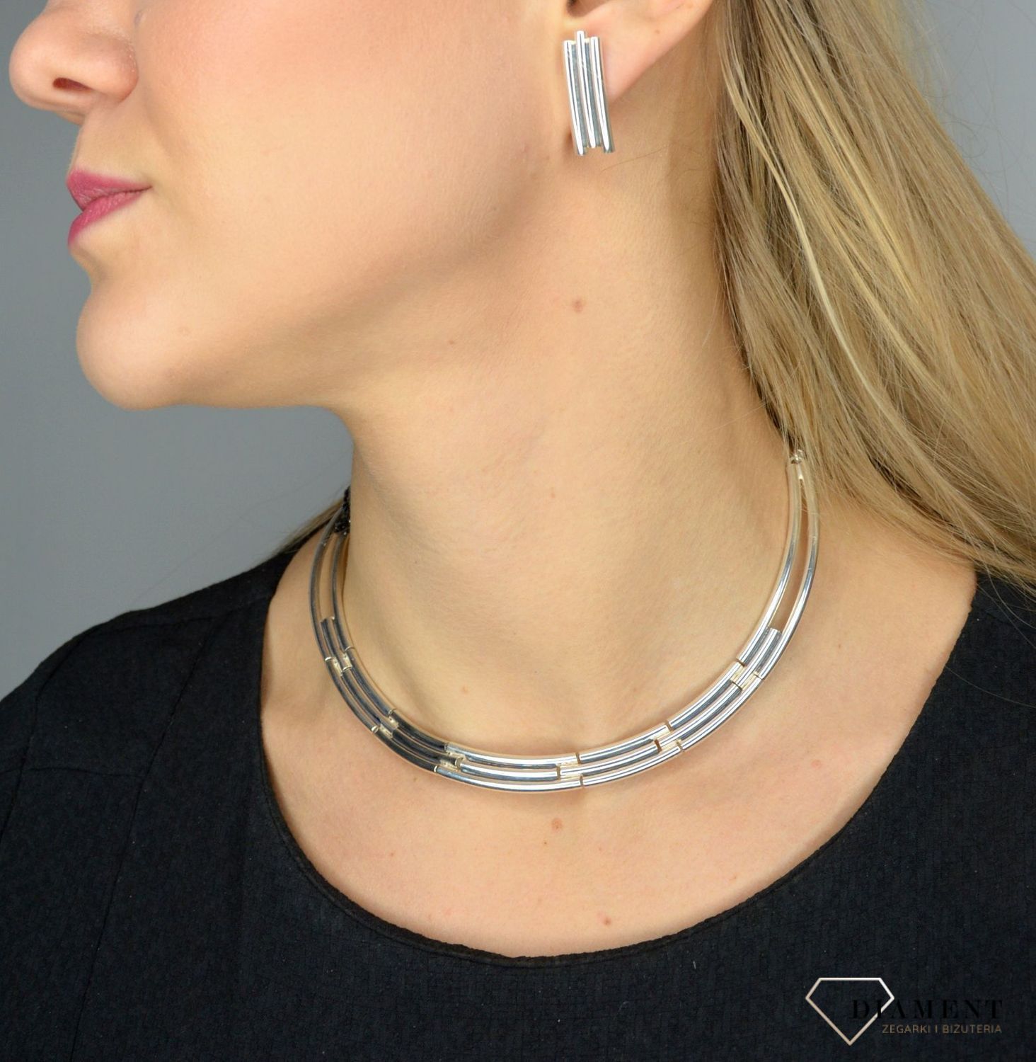 Srebrne kolczyki 585 połączone patyczki DIA-KLC-1716-925.jpg