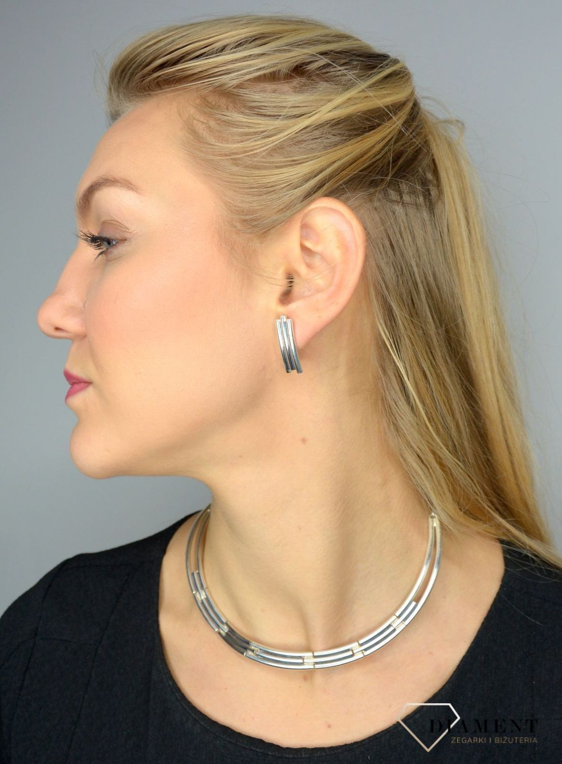 Srebrne kolczyki 585 połączone patyczki DIA-KLC-1716-925.jpg