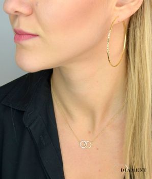 Duże złote kolczyki koła grawerowane 585 6,5 cm DIA-KLC-1751-585 💎 Złote kolczyki koła grawerowane o średnicy o 6,5 cm. 💎 Kolczyki koła z wygodnym zapięciem (5).JPG