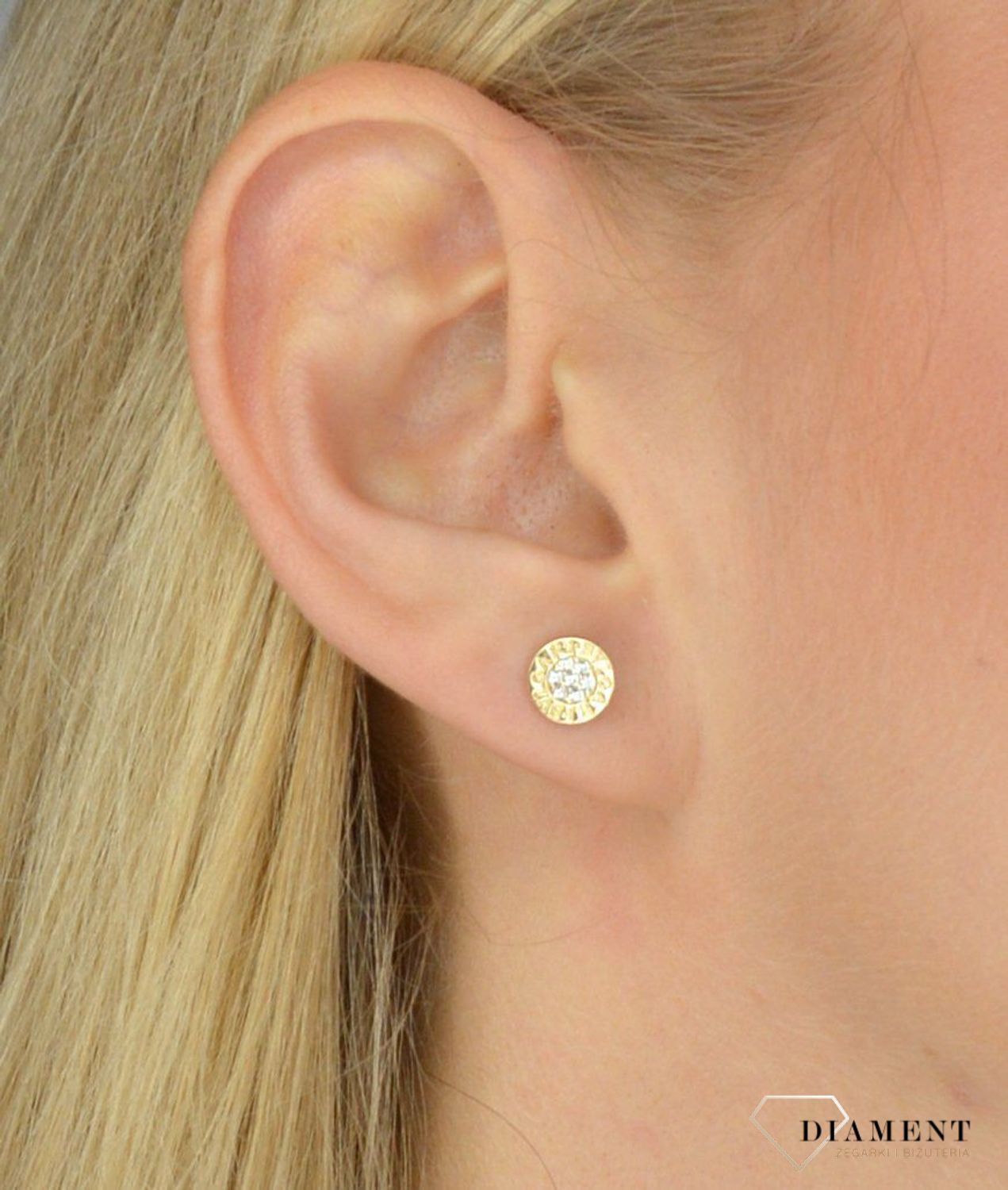 Kolczyki złote DIAMENT Bulgari DIA-KLC-1753-585.jpg
