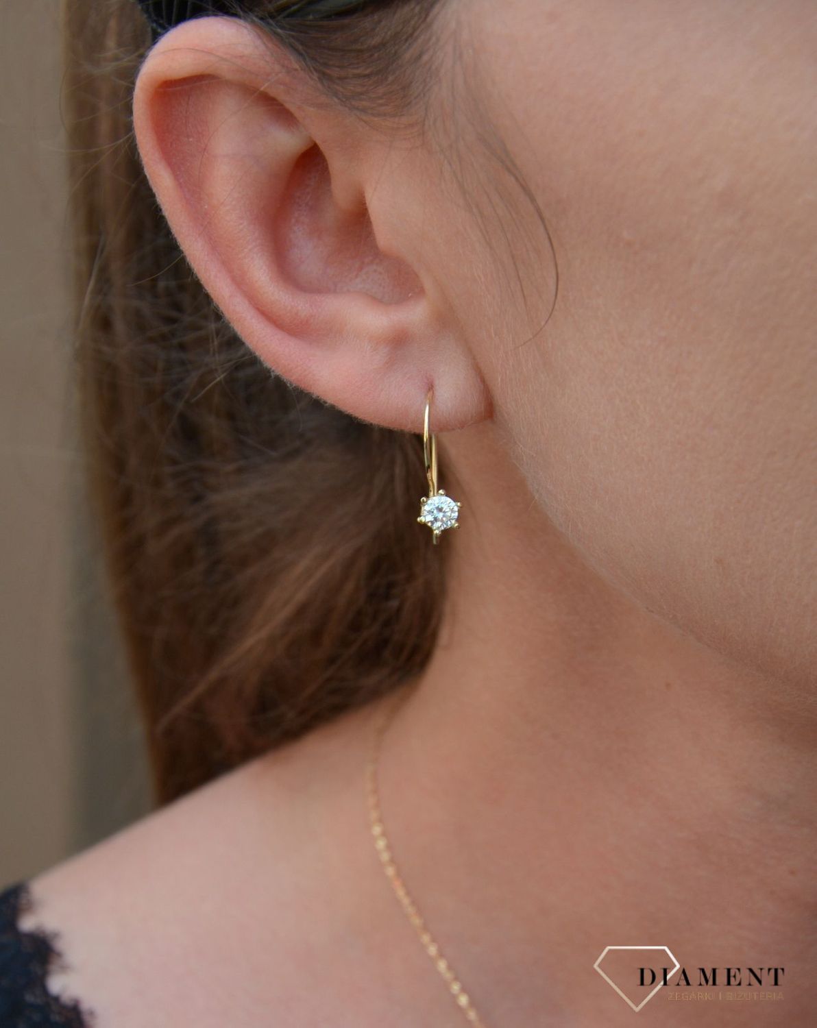 Złote kolczyki 375 wiszące cyrkonie DIA-KLC-18K35-DCE0006-Y-CZ-375.jpg