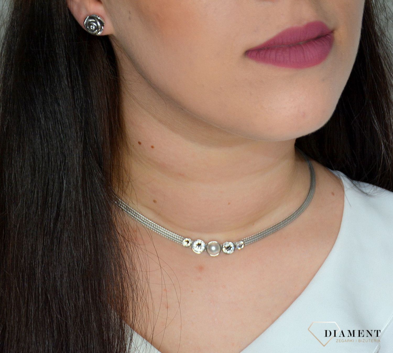 Srebrne kolczyki 925 róża na sztyft DIA-KLC-20332E.jpg