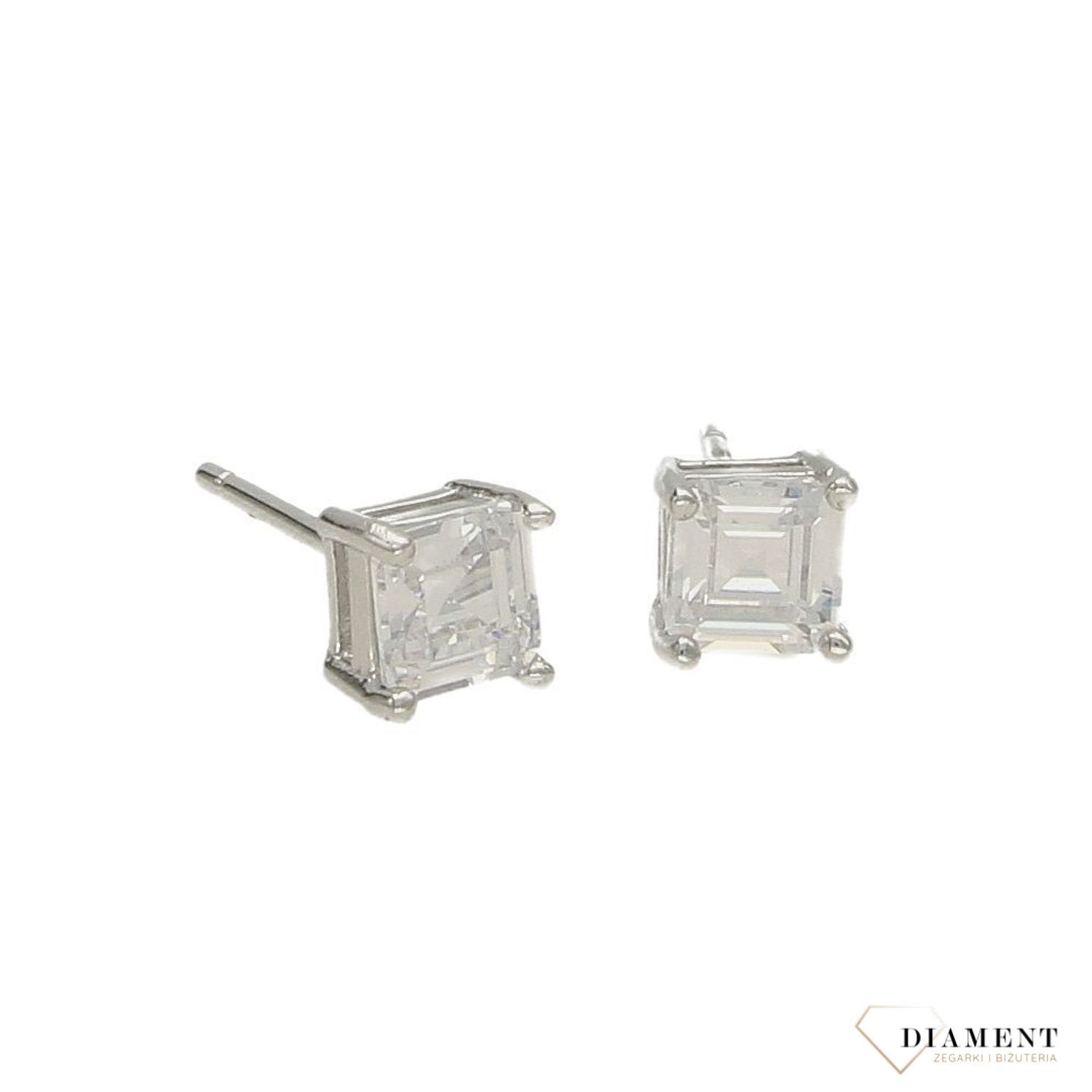 Srebrne kolczyki 925 błyszcząca cyrkonia DIA-KLC-2044-925.jpg