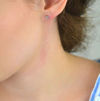 Odkryj urocze kolczyki srebrne 925 w kształcie kwiatuszków z bezpiecznym zapięciem na sztyft. Idealne dla dziewczynek i kobiet. Pomysł na prezent na każdą okazję! (4).JPG