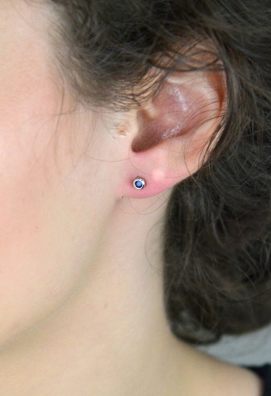 Kolczyki srebrne granatowe cyrkonie 925, DIA-KLC-2097-925.jpg