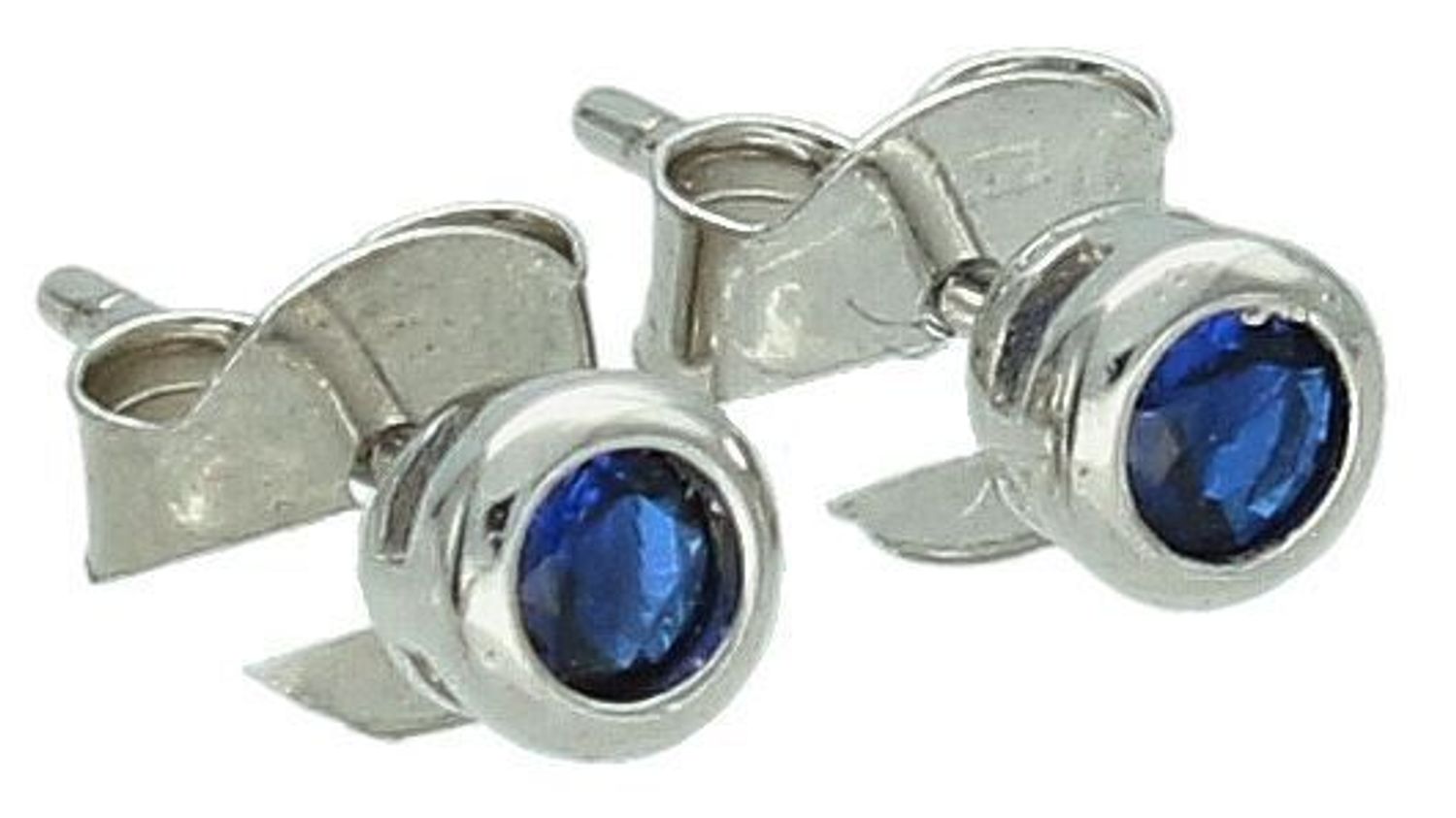 Kolczyki srebrne granatowe cyrkonie 925, DIA-KLC-2097-925.jpg