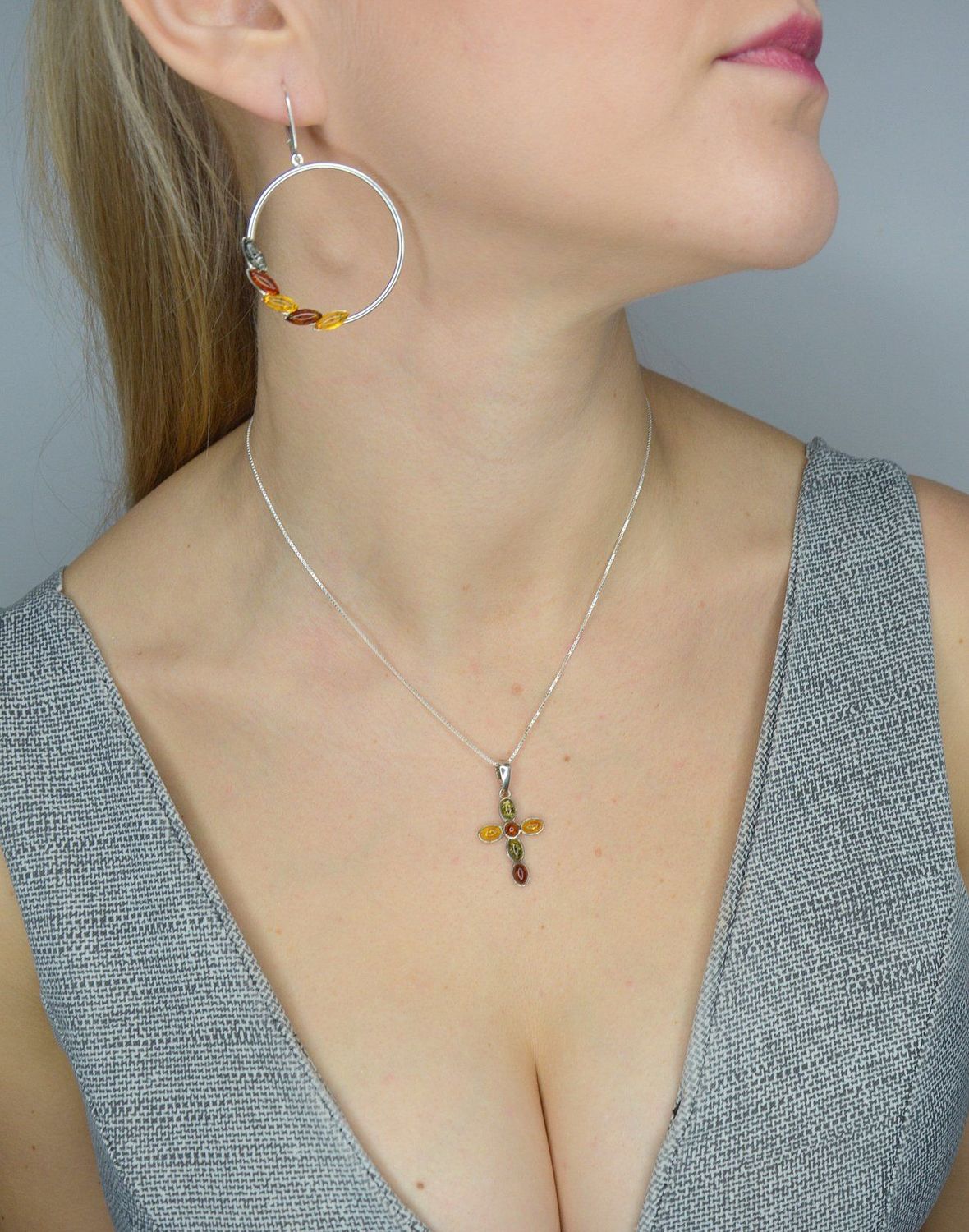 Kolczyki koła srebne bursztyn w trzech kolorach DIA-KLC-2246-925.jpg