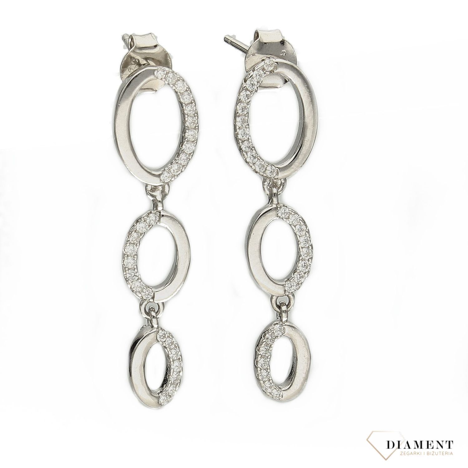 Srebrne kolczyki owalne kółka z cyrkonią DIA-KLC-2270-925.jpg