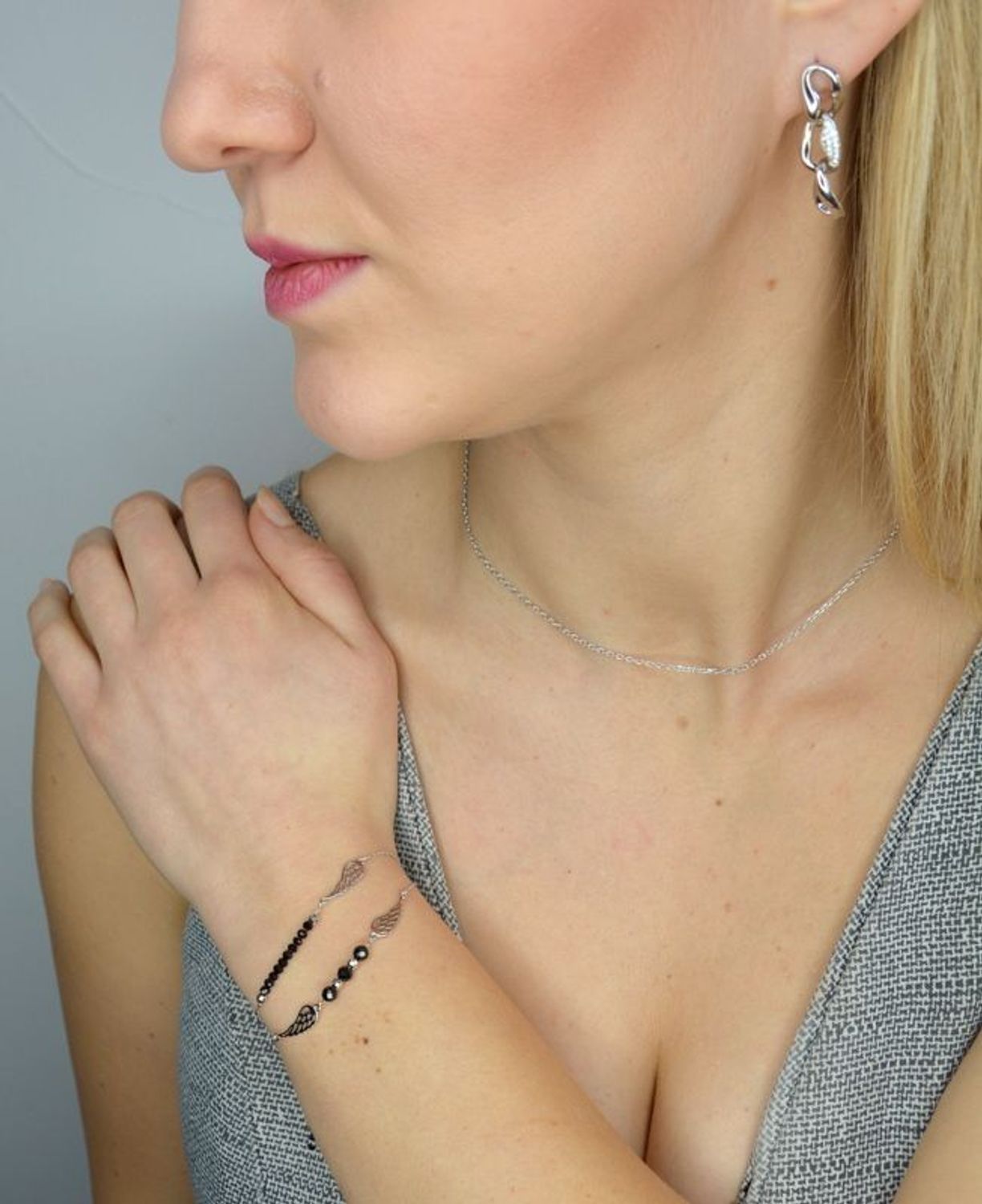 Srebrne kolczyki wiszące pancerka z cyrkoniami DIA-KLC-2271-925.jpg