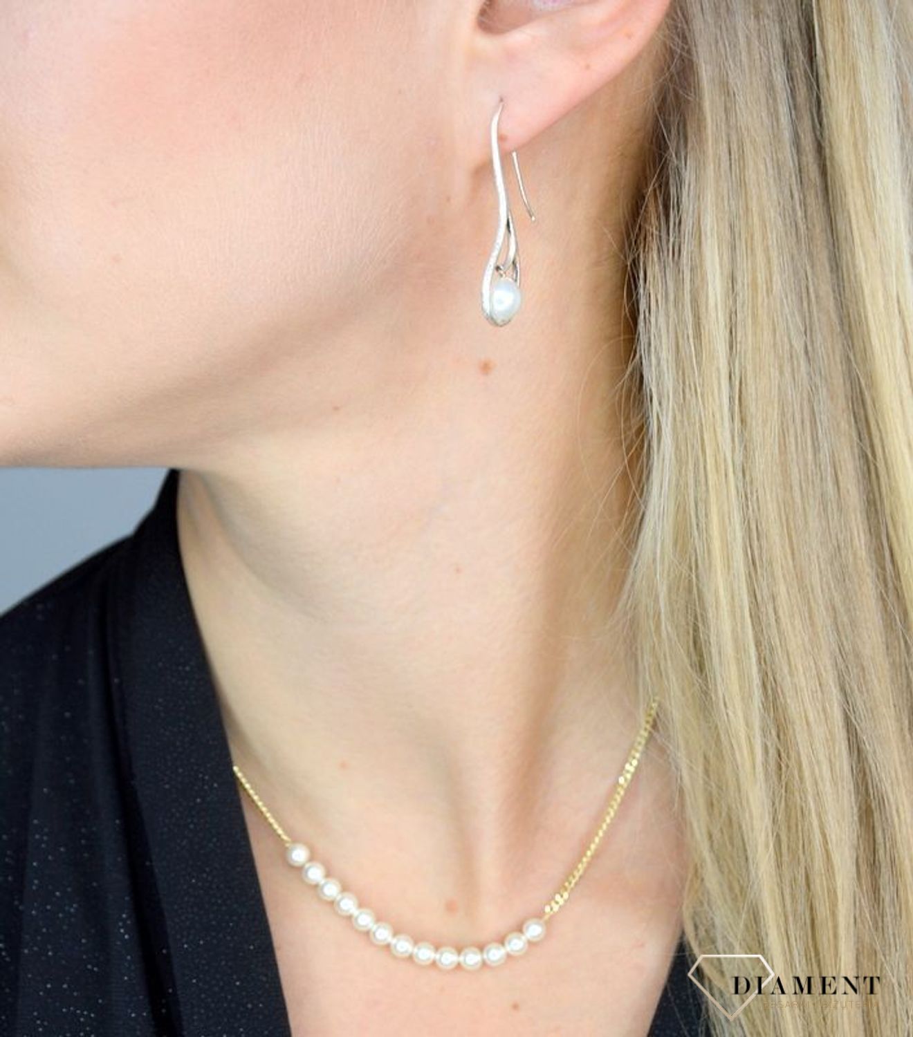 Kolczyki damskie BY DZIUBEKA łezka z perłą DIA-KLC-2320-INNE.jpg