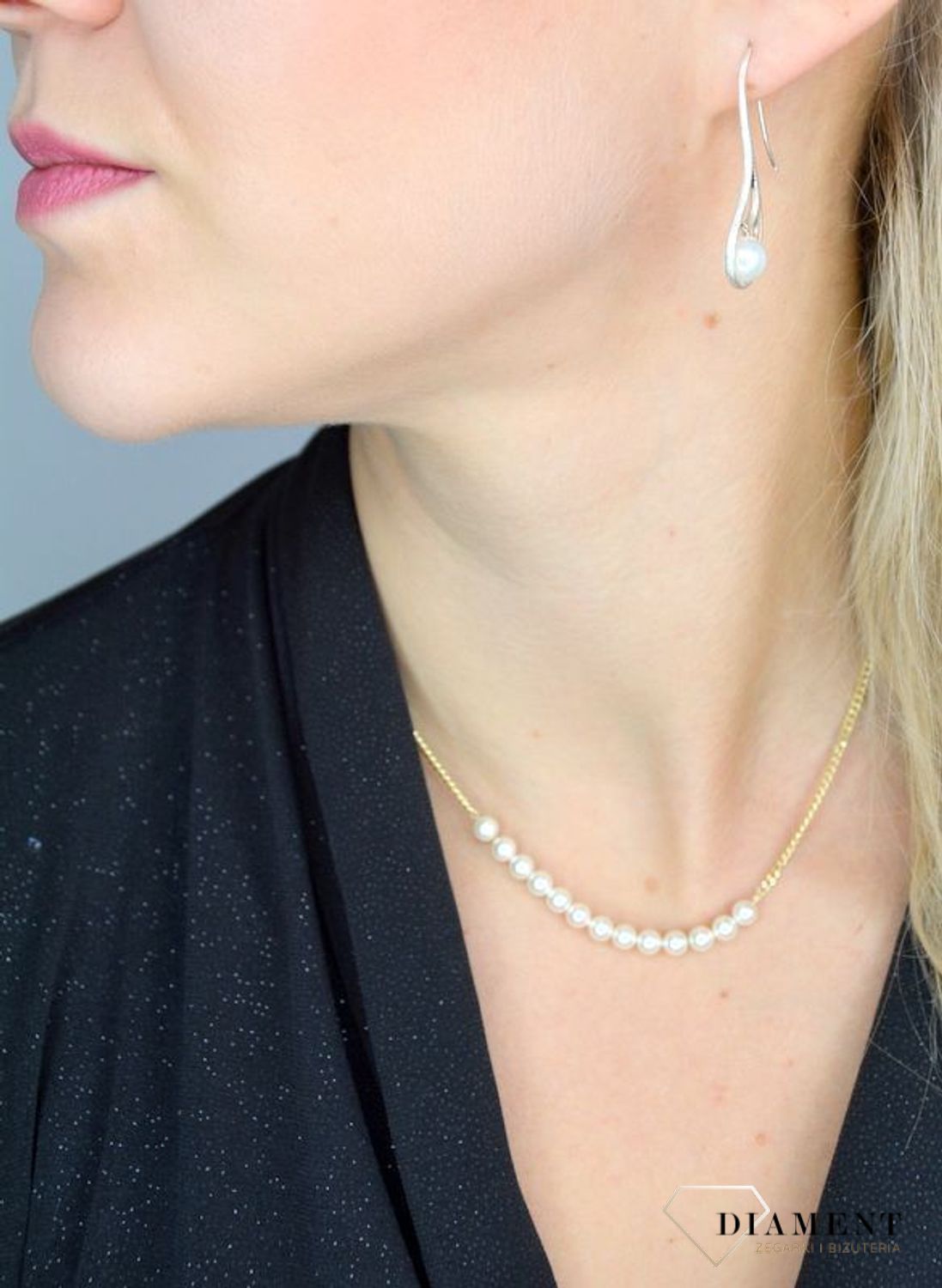 Kolczyki damskie BY DZIUBEKA łezka z perłą DIA-KLC-2320-INNE.jpg