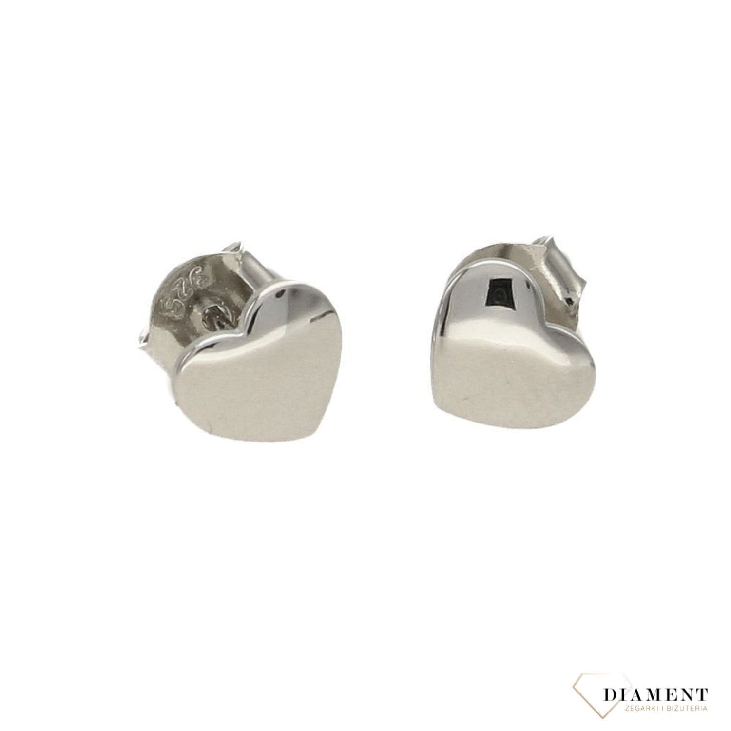 Srebrne kolczyki gładkie serca DIA-KLC-2434-925.jpg