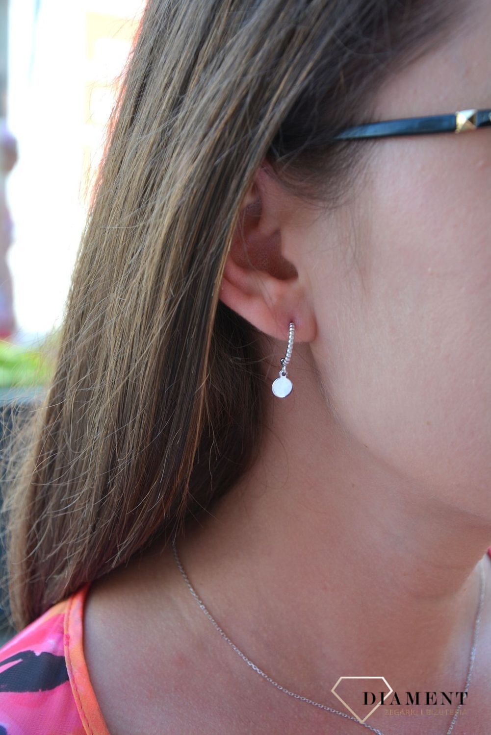 Srebrne kolczyki pół kółka z blaszką DIA-KLC-2444-925.jpg