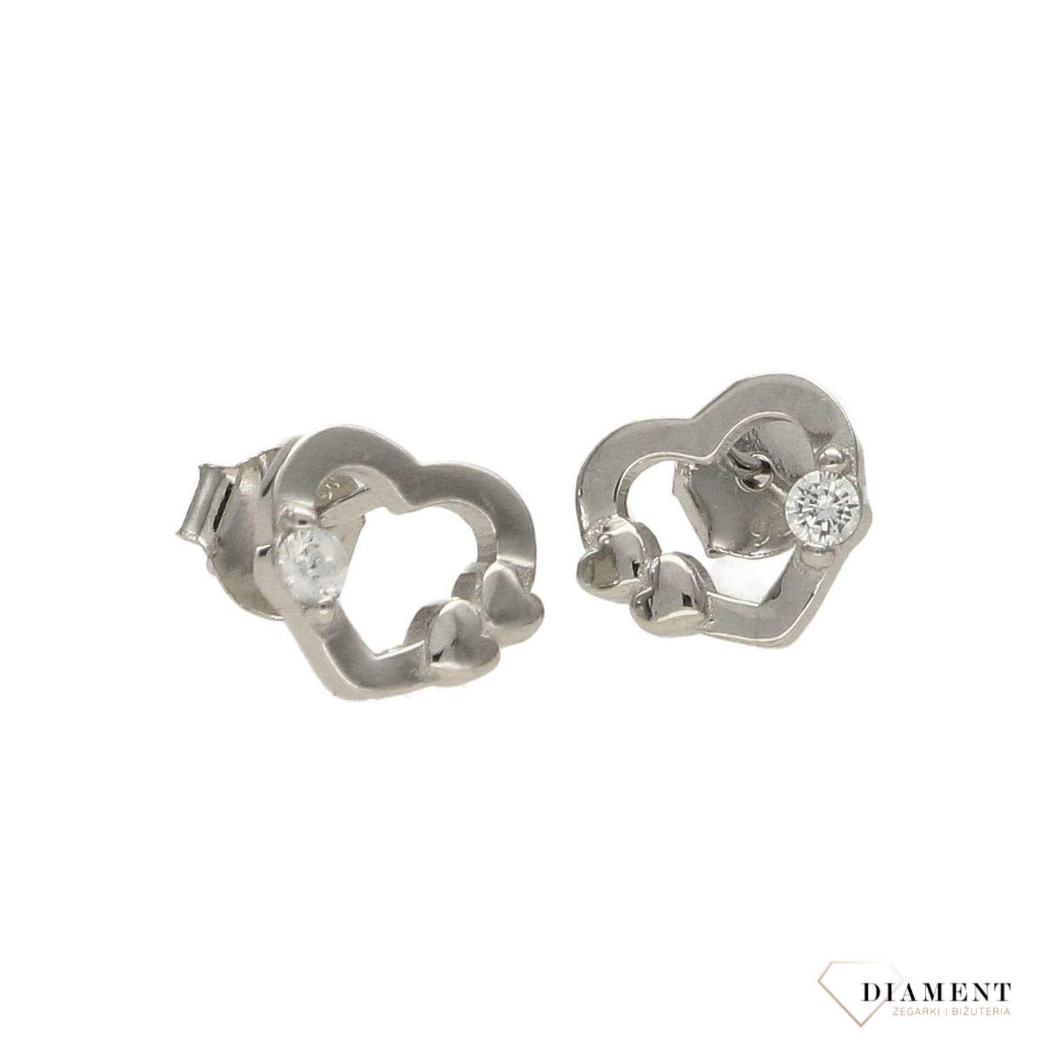 Srebrne kolczyki serca z cyrkonią DIA-KLC-2446-925.jpg