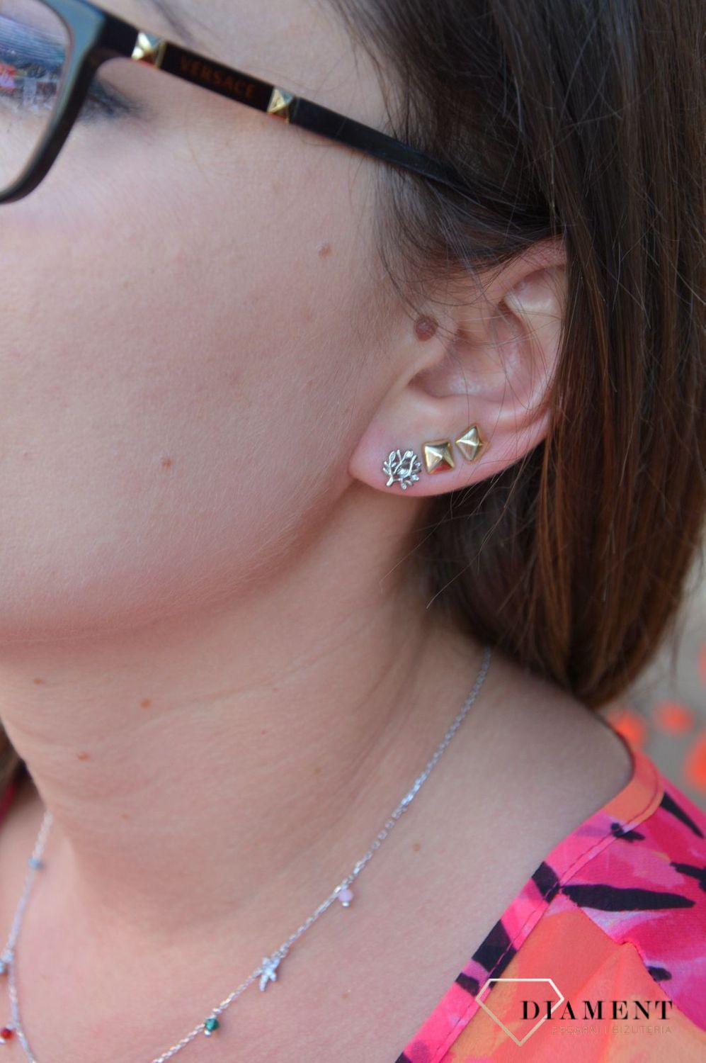 Srebrne kolczyki w kształcie drzewka ozdobione cyrkonią DIA-KLC-2456-925.jpg