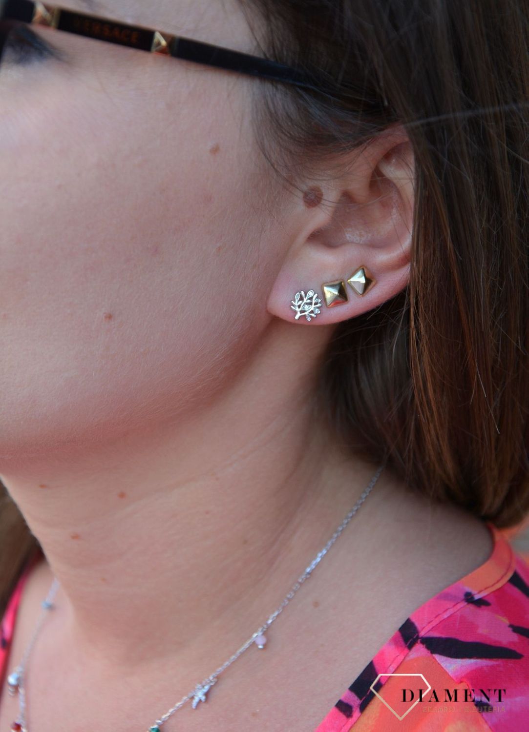 Srebrne kolczyki w kształcie drzewka ozdobione cyrkonią DIA-KLC-2456-925.jpg