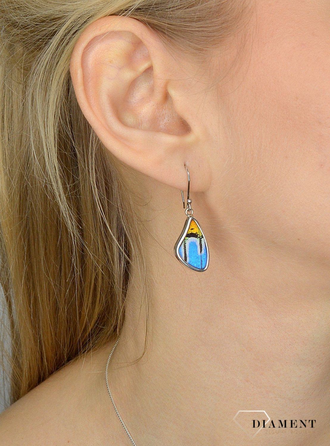 Kolczyki srebrne skrzydła motyla DIA-KLC-2486-925 to propozycja od sklepu jubilerskiego Diament.jpg