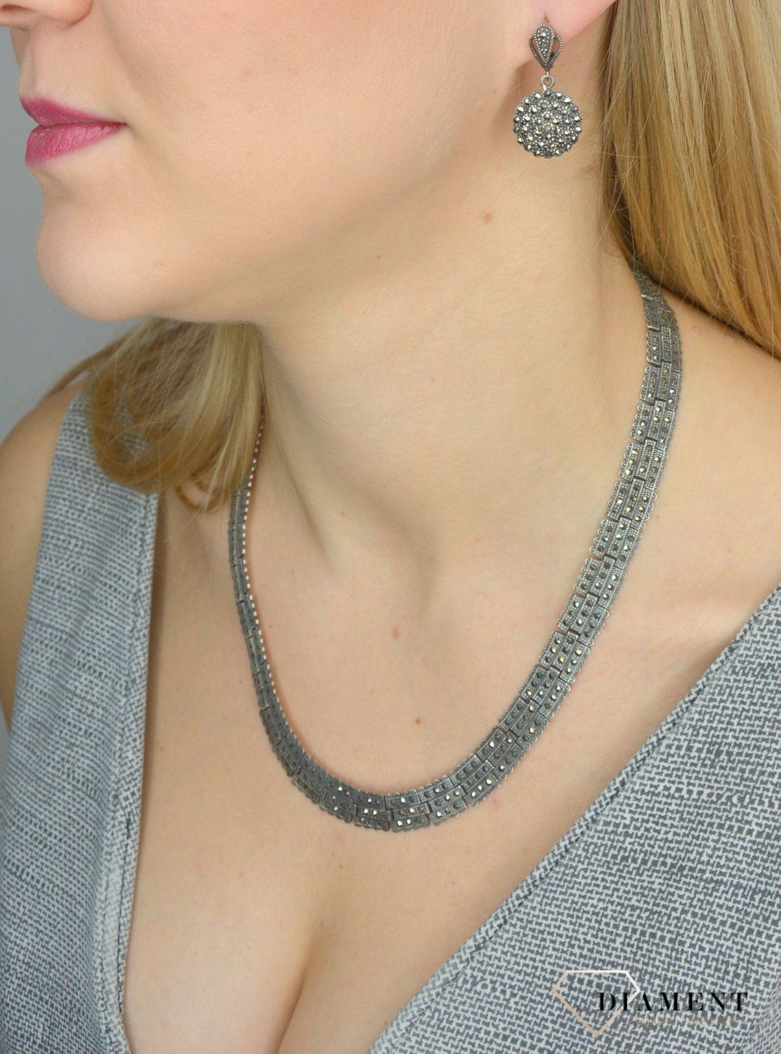 Srebrne kolczyki z markazytami DIA-KLC-2507-925.jpg