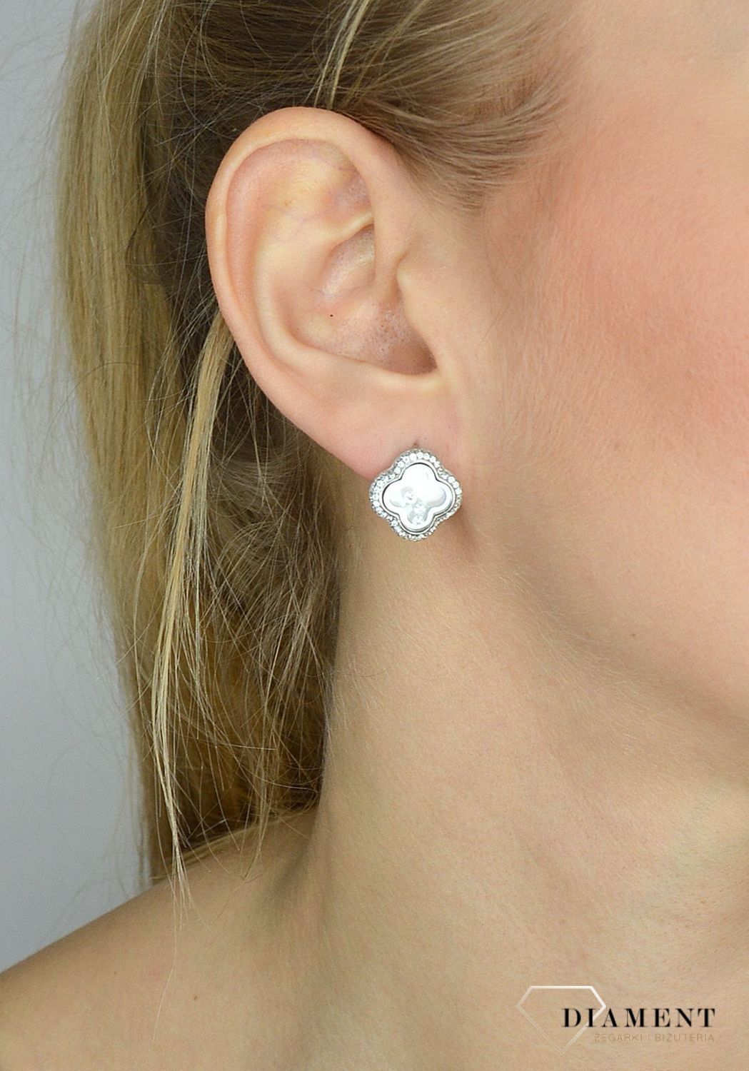 Srebrne kolczyki 925 koniczynka z cyrkoniami DIA-KLC-2544-925.jpg