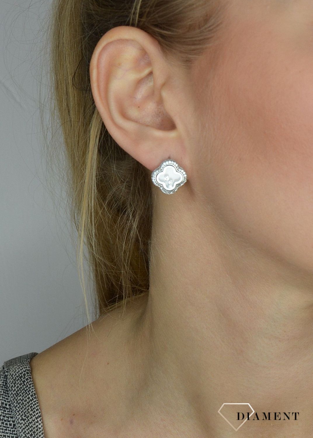 Srebrne kolczyki 925 koniczynka z cyrkoniami DIA-KLC-2544-925.jpg