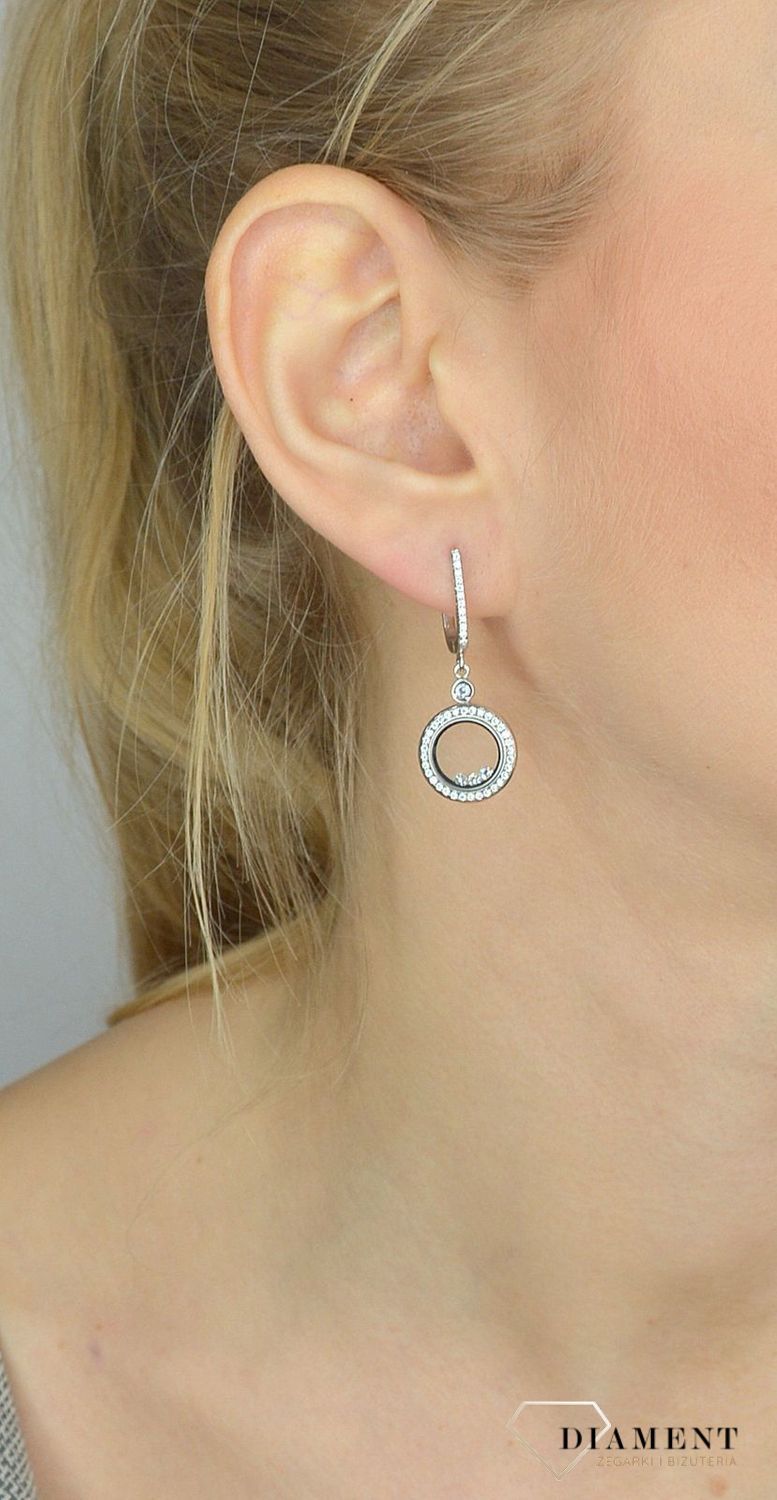 Srebrne kolczyki 925 wiszące kółeczko z cyrkoniami DIA-KLC-2549-925.jpg