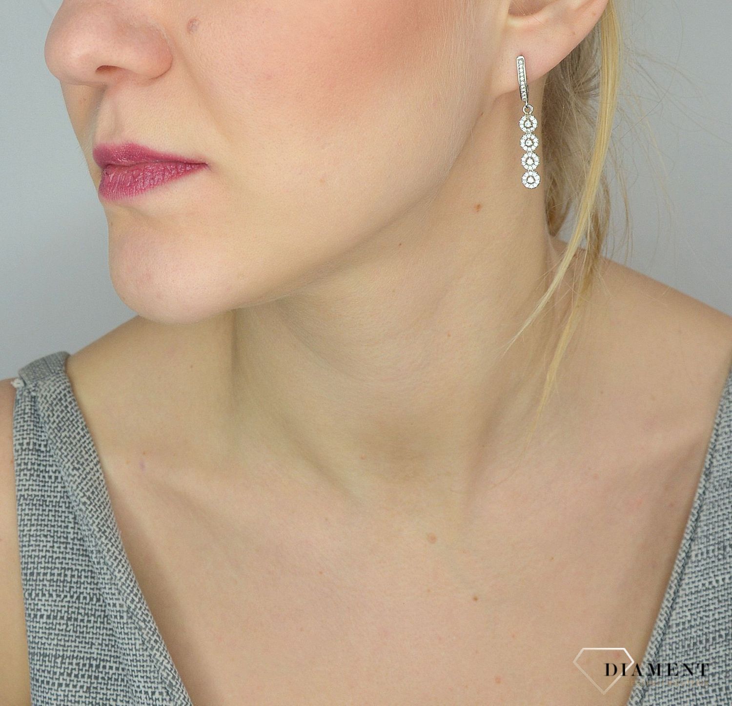 Srebrne kolczyki 925 wiszące z cyrkonią DIA-KLC-2553-925.jpg