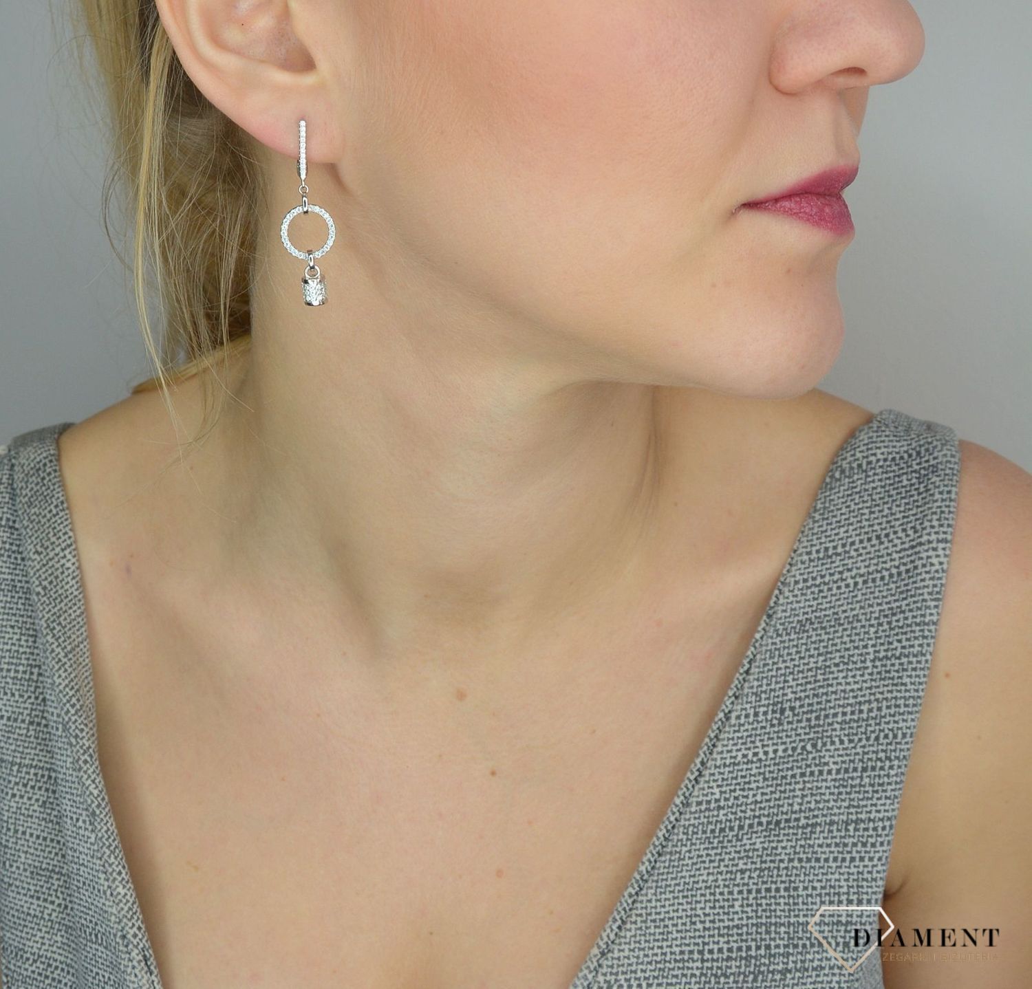 Srebrne kolczyki 925 wiszące z cyrkonią DIA-KLC-2558-925.jpg