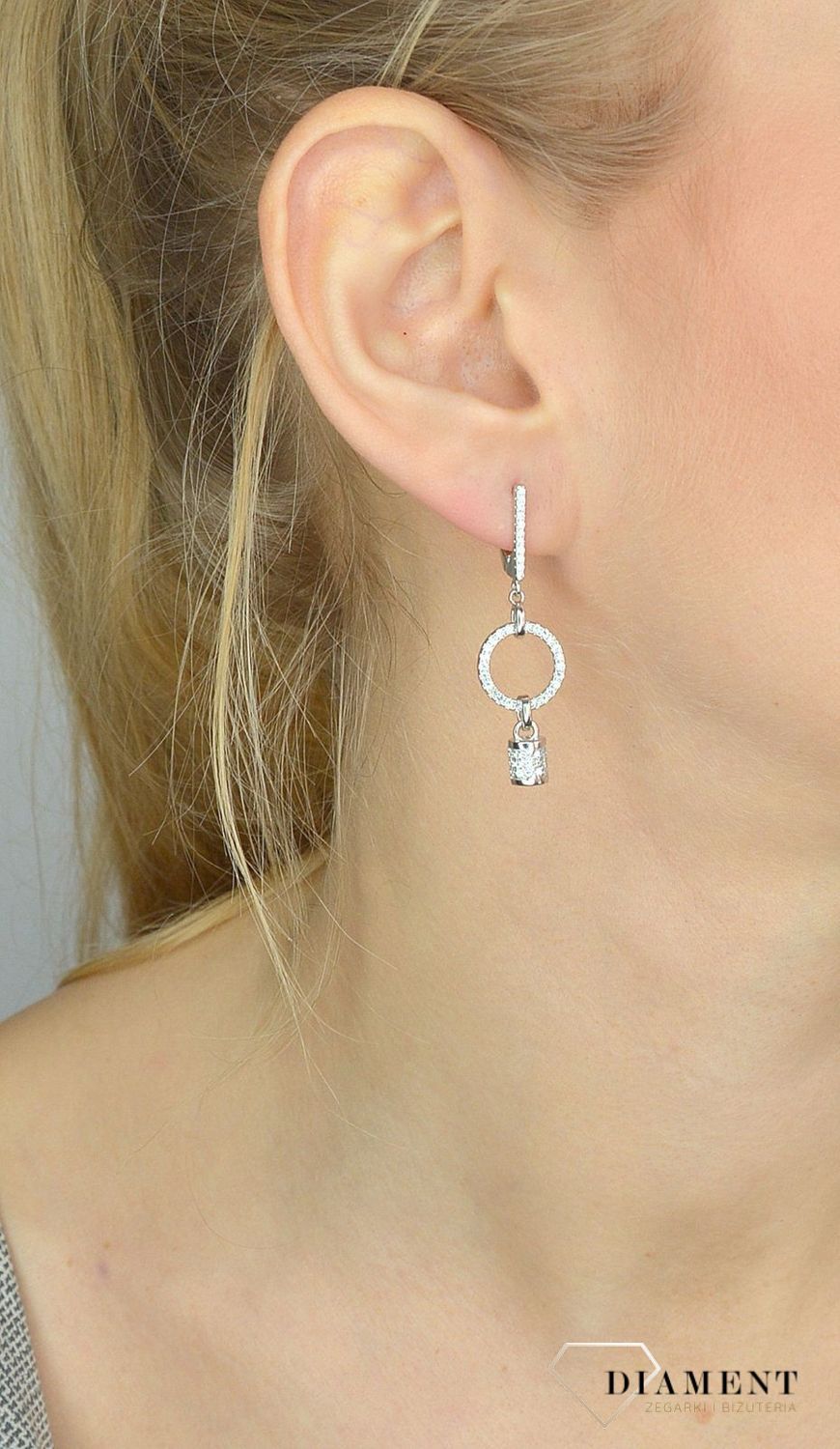 Srebrne kolczyki 925 wiszące z cyrkonią DIA-KLC-2558-925.jpg
