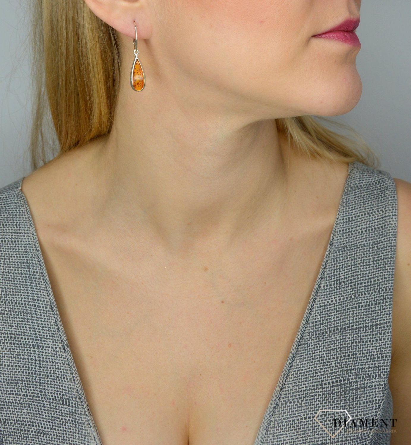 Srebrne kolczyki bursztyn bałtycki DIA-KLC-2564-925.jpg