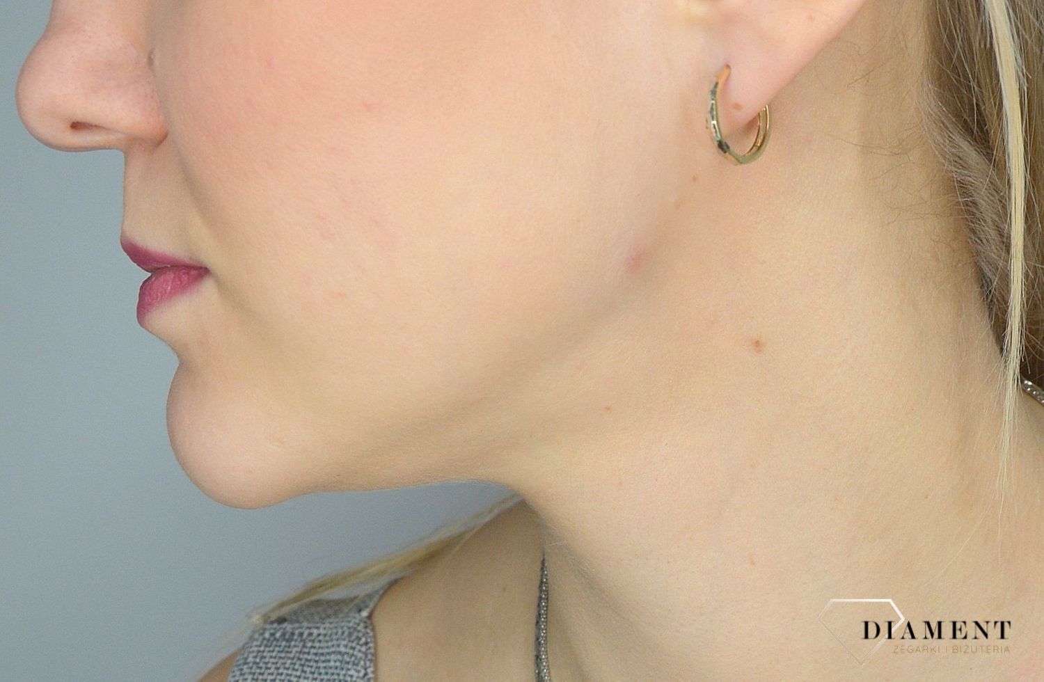 Złote kolczyki 585 koła z białym złotem DIA-KLC-2602-585.jpg