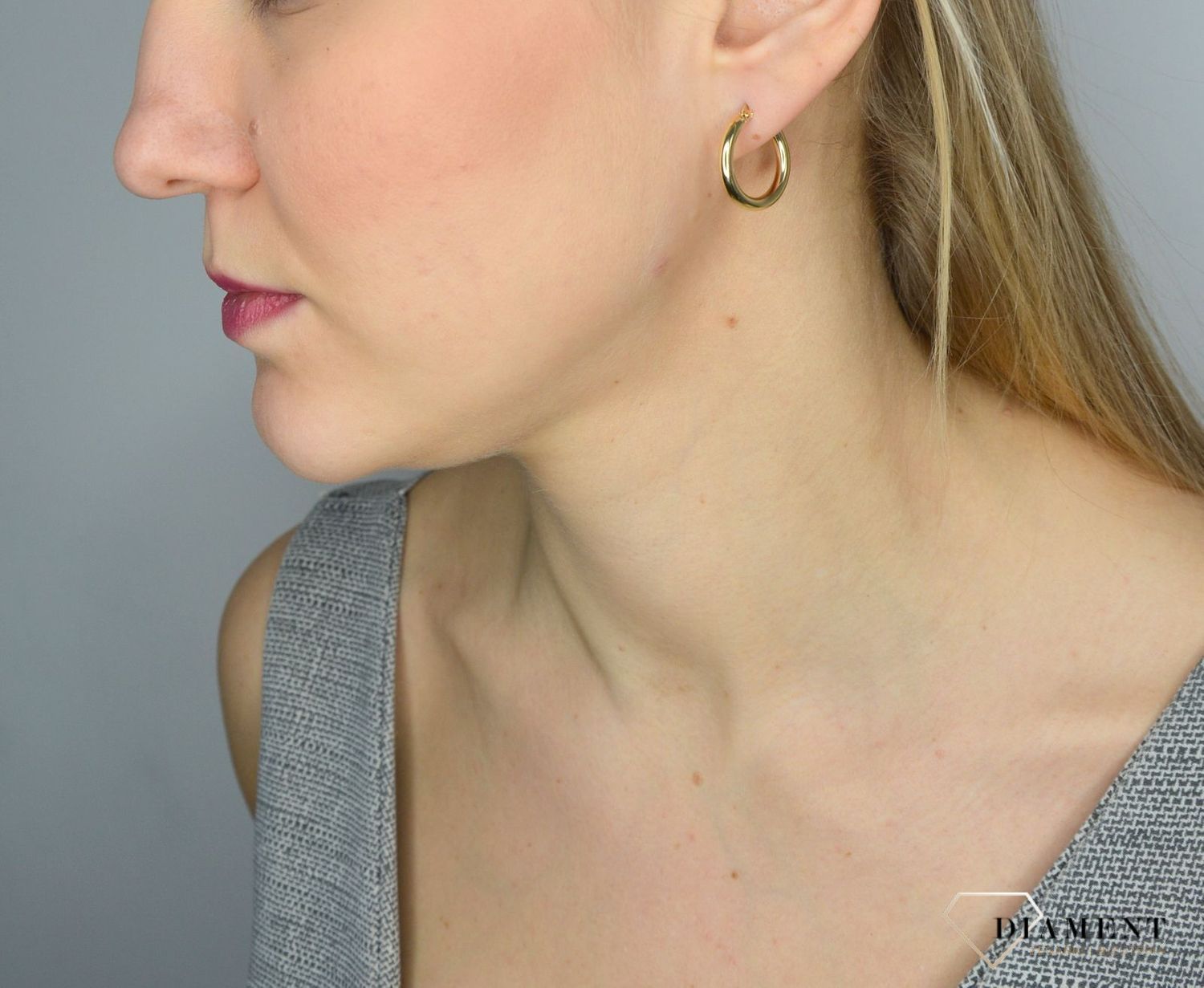 Złote kolczyki 585 grube kółka DIA-KLC-2604-585.jpg