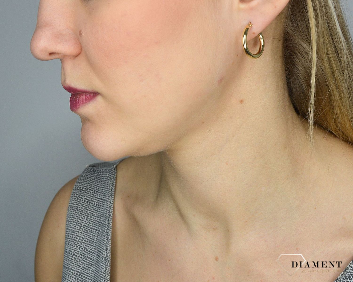 Złote kolczyki 585 grube kółka DIA-KLC-2604-585.jpg