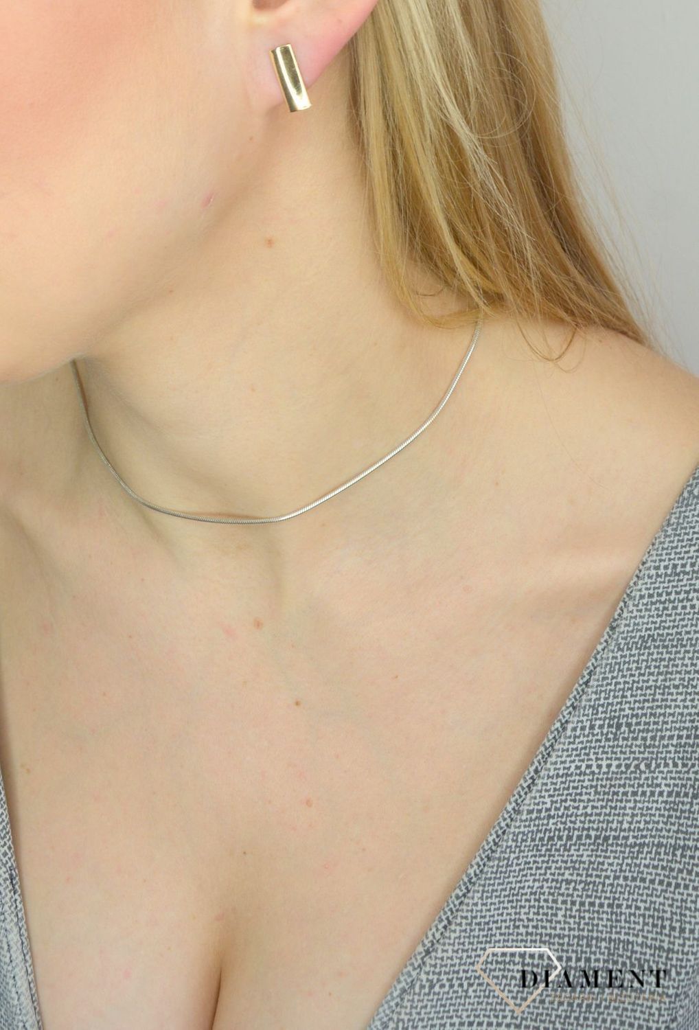 Złote kolczyki 585 gładkie blaszki DIA-KLC-2618-585.jpg