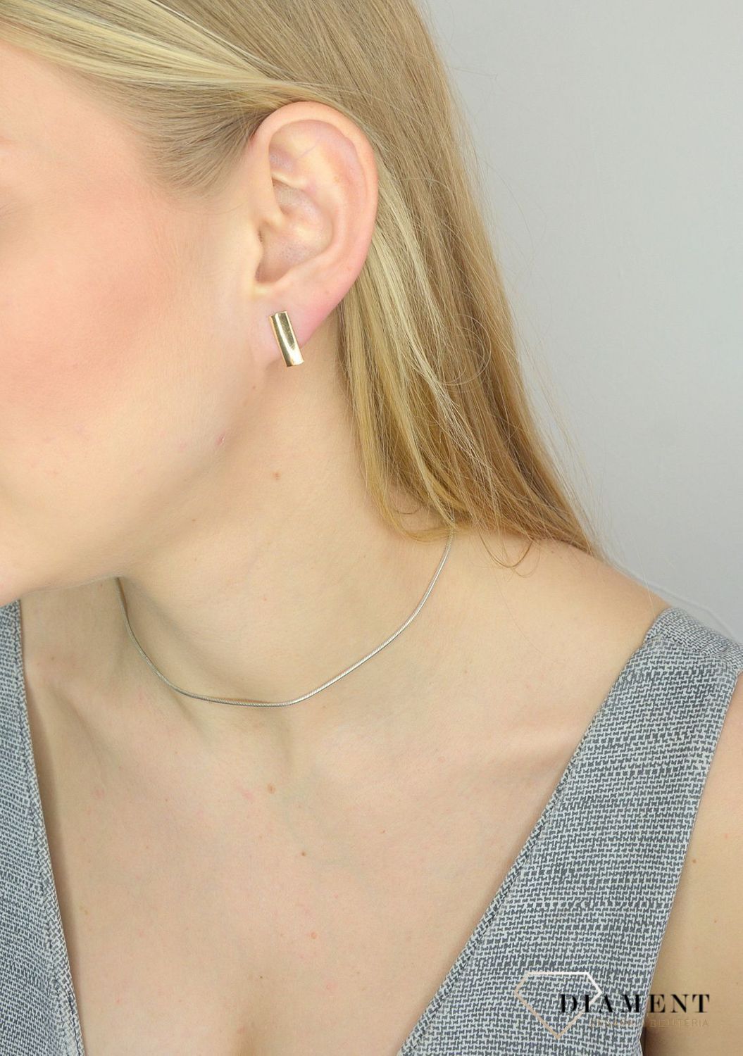 Złote kolczyki 585 gładkie blaszki DIA-KLC-2618-585.jpg