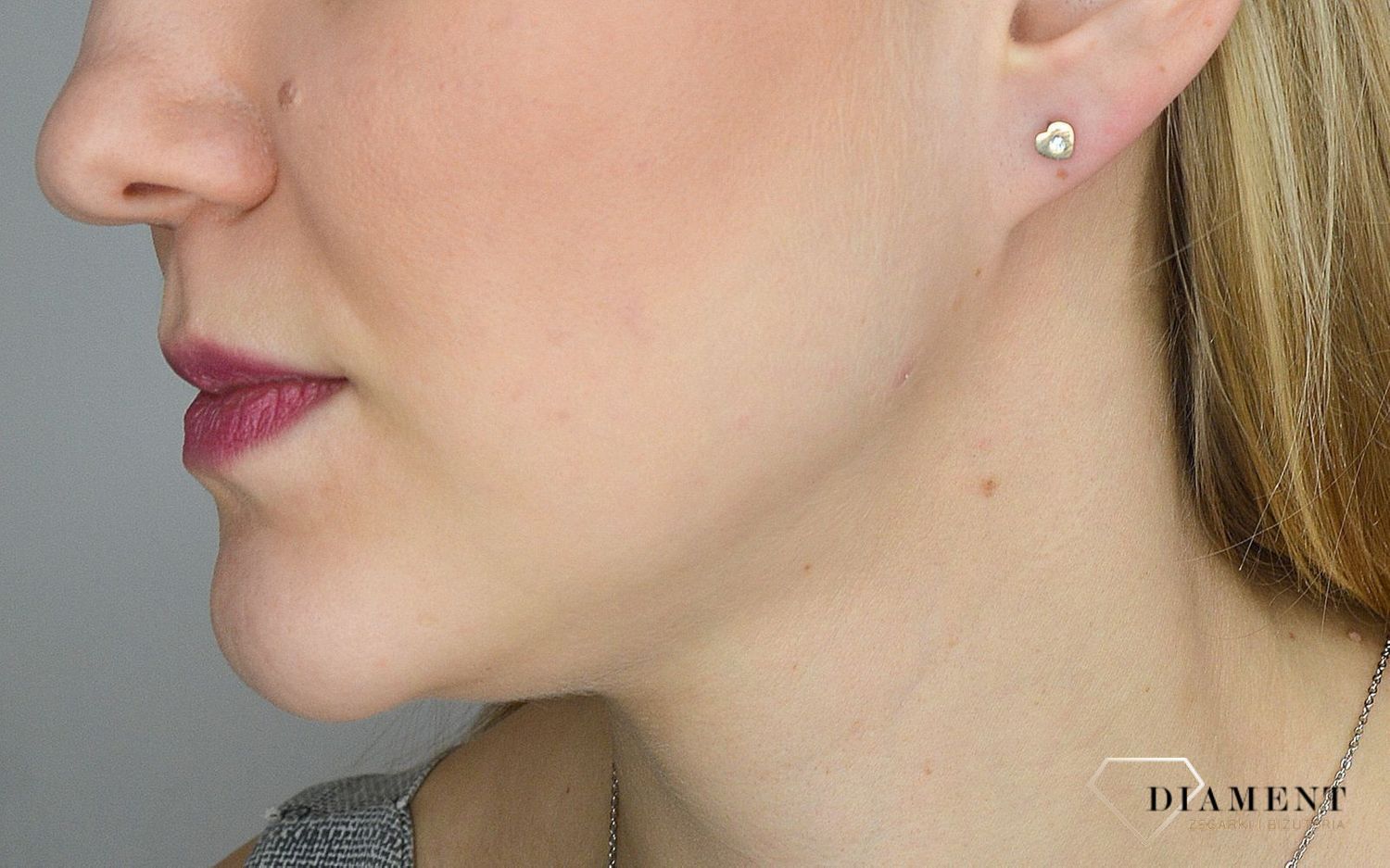 Złote kolczyki 585 serce z białą cyrkonią DIA-KLC-2619-585.jpg