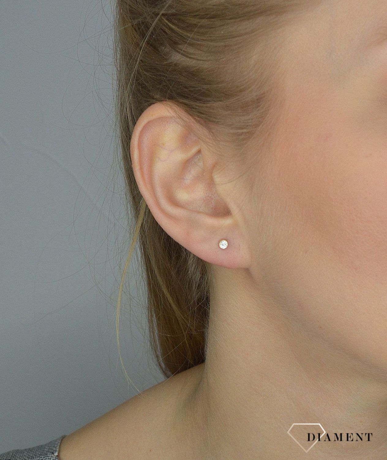 Złote kolczyki 585 złoto z cyrkonią DIA-KLC-2629-585.jpg