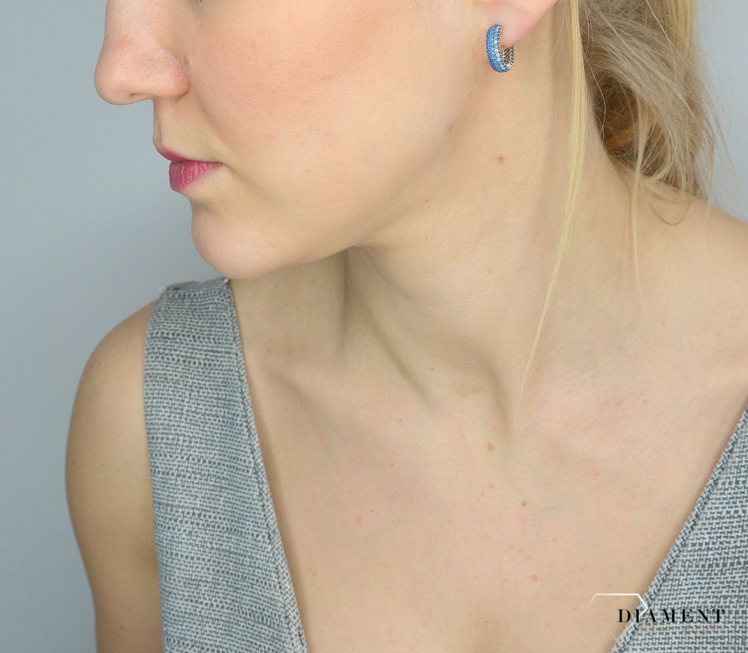 Srebrne kolczyki koła niebieskie cyrkonie DIA-KLC-2839-925.jpg